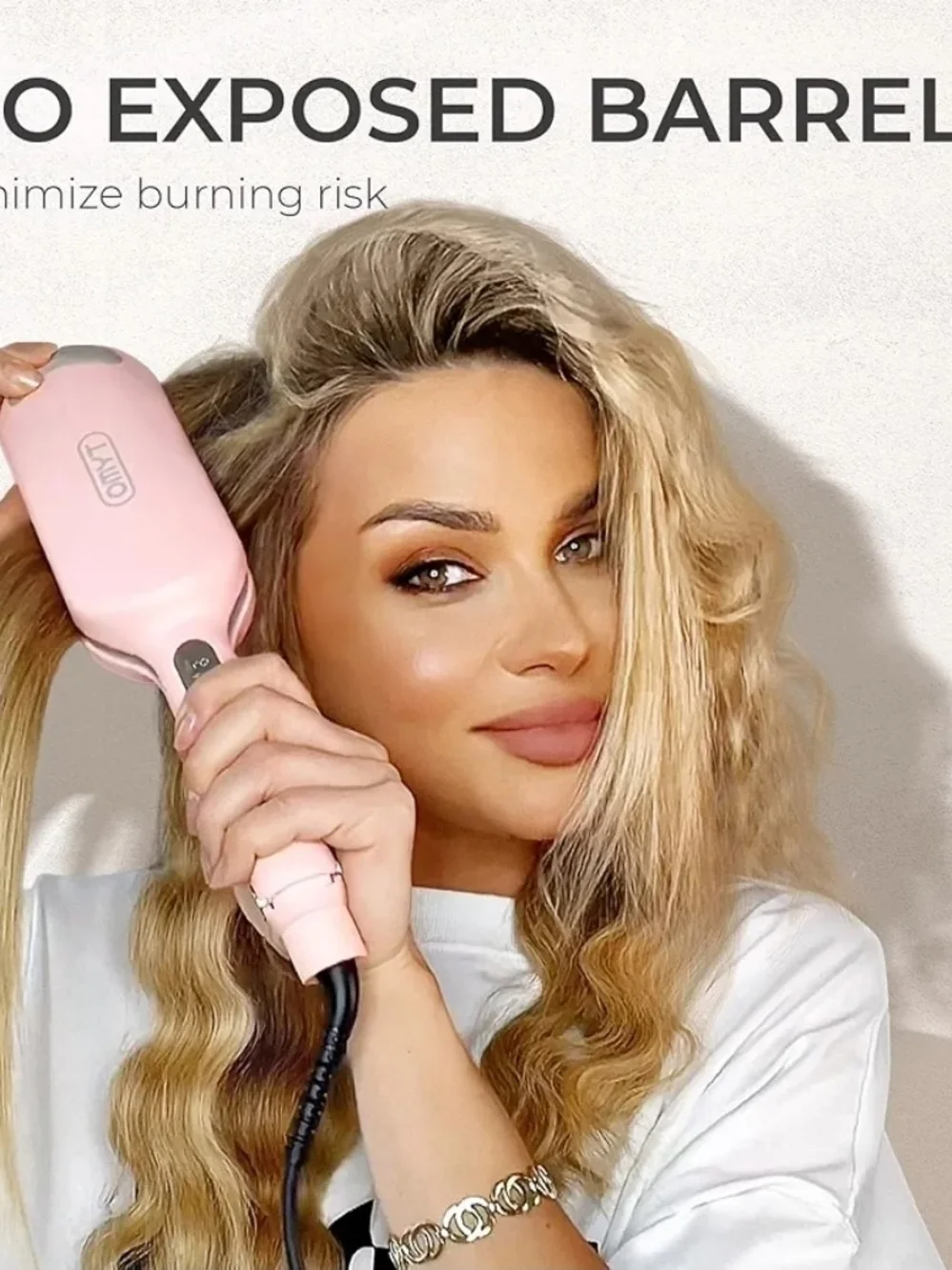 Tymo Pink Hair Styling Brush - Detangling & Styling Tool